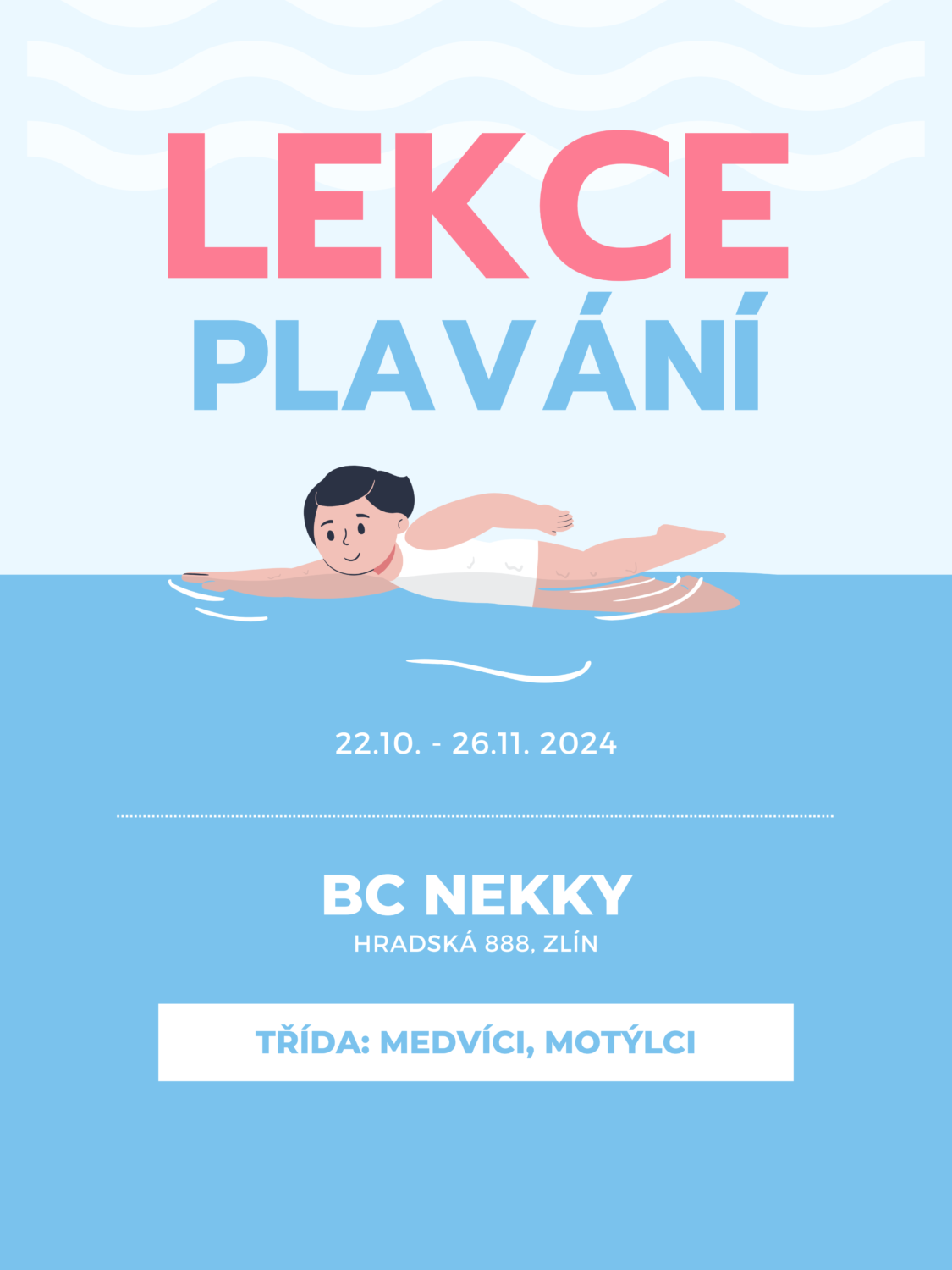 Lekce plavání